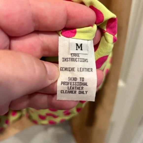 Bolsa Leather‎ Jacket Tan Nude Beige size Medium - Picture 9 of 11